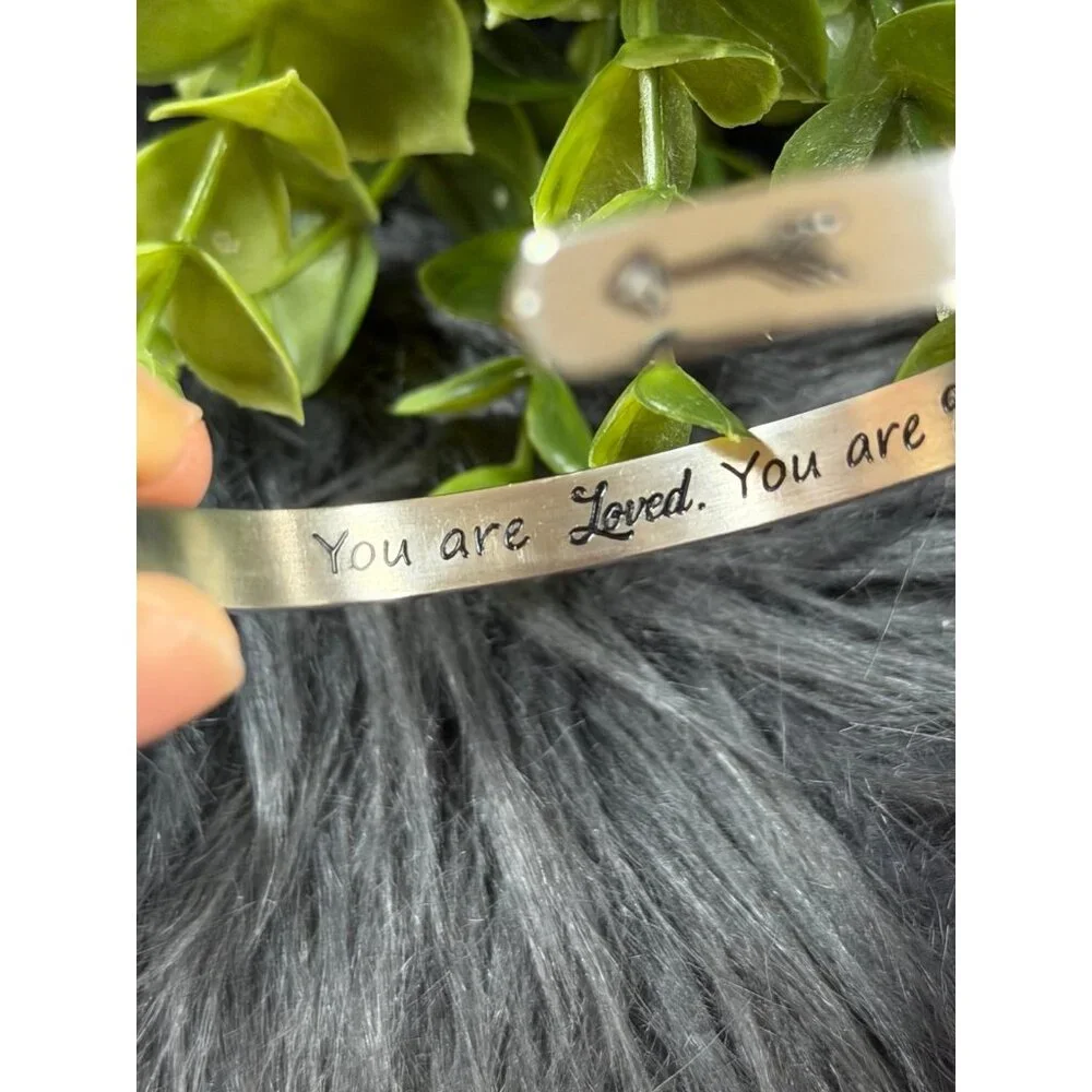 You Are Loved, Valued‎ & Beautiful Cuff (c1)